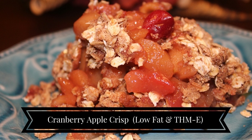 Cranberry Apple Crisp  (Low Fat,THM-E)