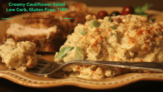 Low Carb and Trim Healthy Mama S Cauliflower Salad. This is a wonderful side dish great for potlucks, picnics and the family table.
