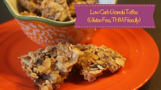 Low Carb Granola Toffee from My Table of Three