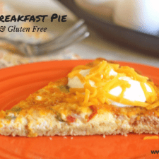 Chorizo Breakfast Pie, Low Carb & THM Friendly