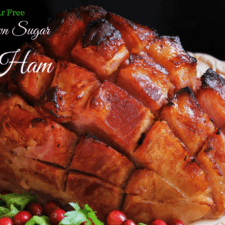 Rosemary Brown Sugar Baked Ham, Low Carb