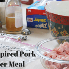 Easy Pork Stir Fry Freezer Meal, Low Carb, Gluten Free, THM