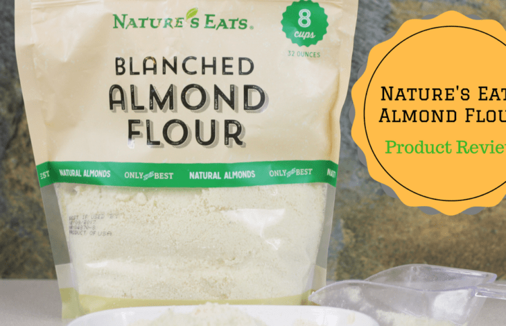 A full product review and video on Nature's Eats Almond Flour by My Table of Three.