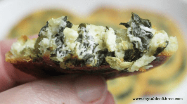 A yummy spinach and feta filling