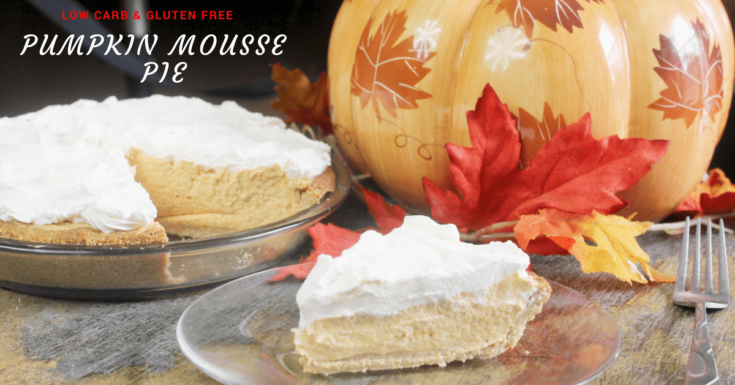 Pumpkin Mousse Pie || Low Carb Pie Gluten Free, Trim Healthy Mama Pie