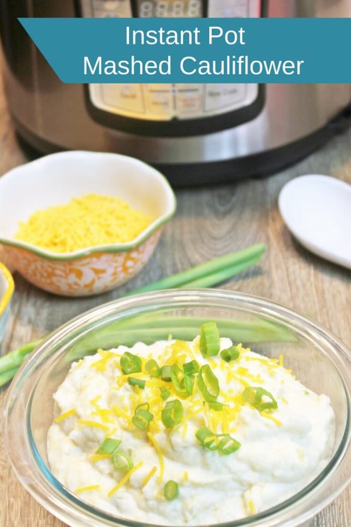 Instant Pot Mashed Cauliflower Recipe|| #lowcarb #keto #THM #InstantPotRecipe #Cauliflower