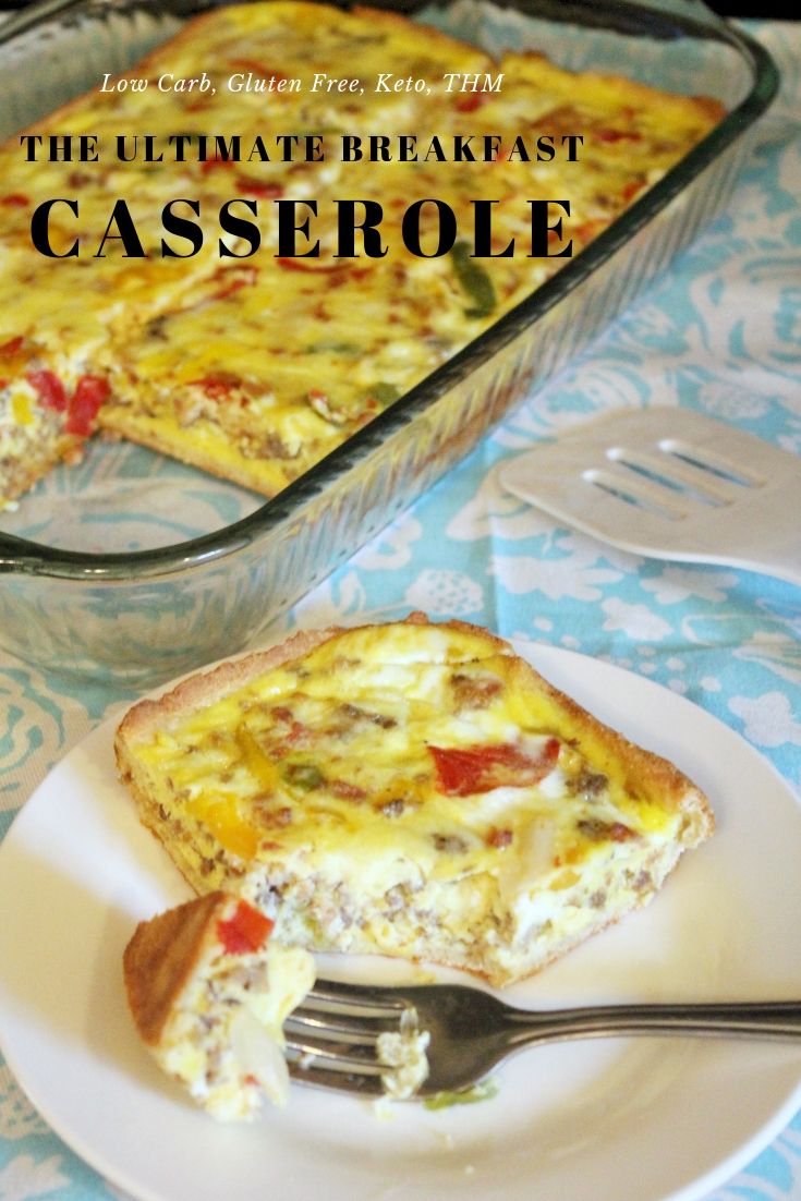 Keto & Low-Carb Beakfast Casserole by My Table Of Three