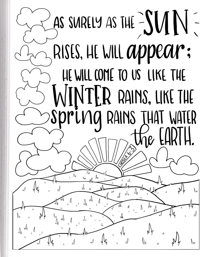 Coloring Page Example from this Bible