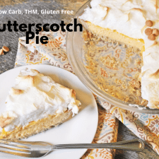 Butterscotch Pie || Low Carb, Gluten-Free, THM