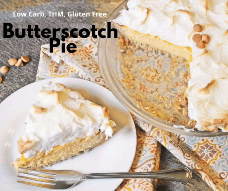 Butterscotch Pie || Low Carb, Gluten Free, THM