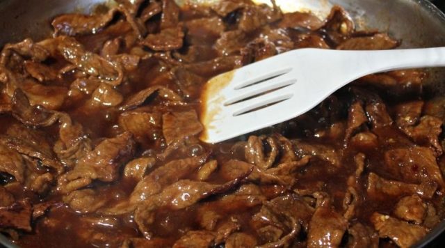 Keto Cooked Beef and Stir Fry Sauce