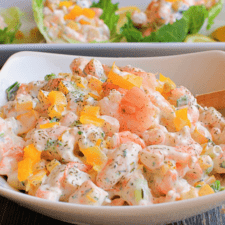 The Best Creamy Shrimp Salad