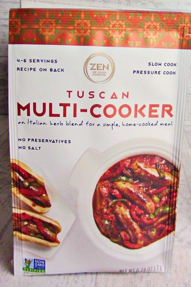 A Packet of Tuscan Spices for Use in Slow Cookers